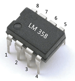 LM358 Dual OP-AMP IC